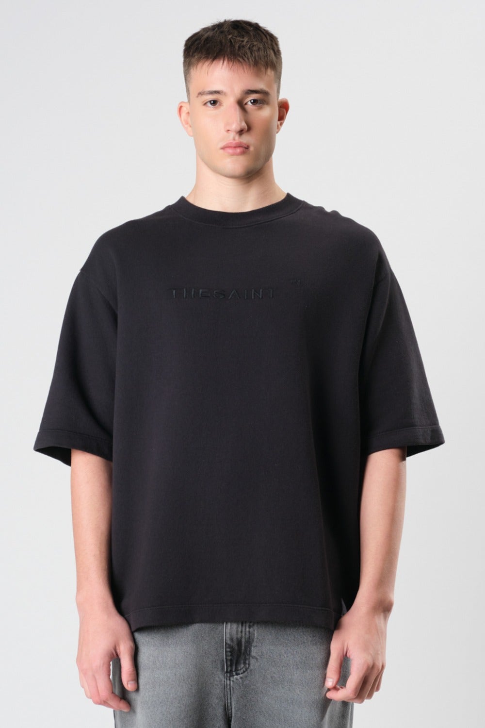 CAMISETA THESAINT UNIQUE SOLID BLACK