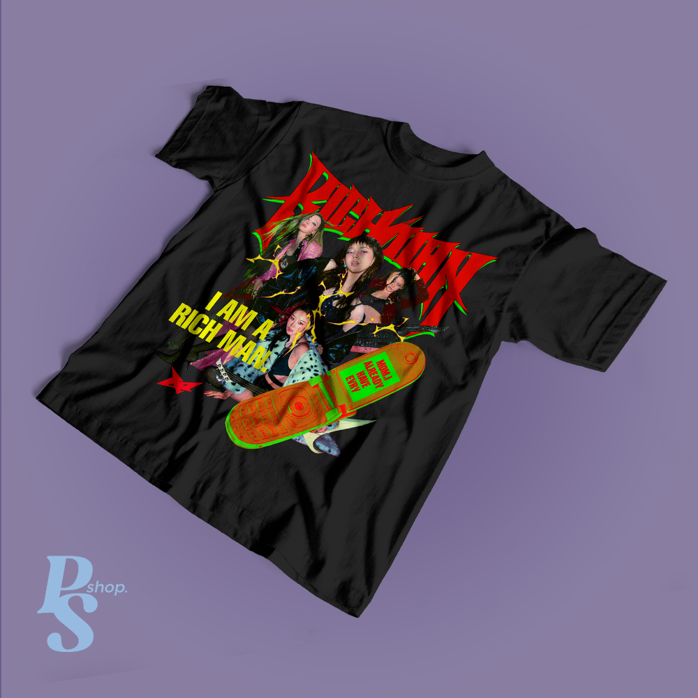 Camiseta Aespa - Rich Man