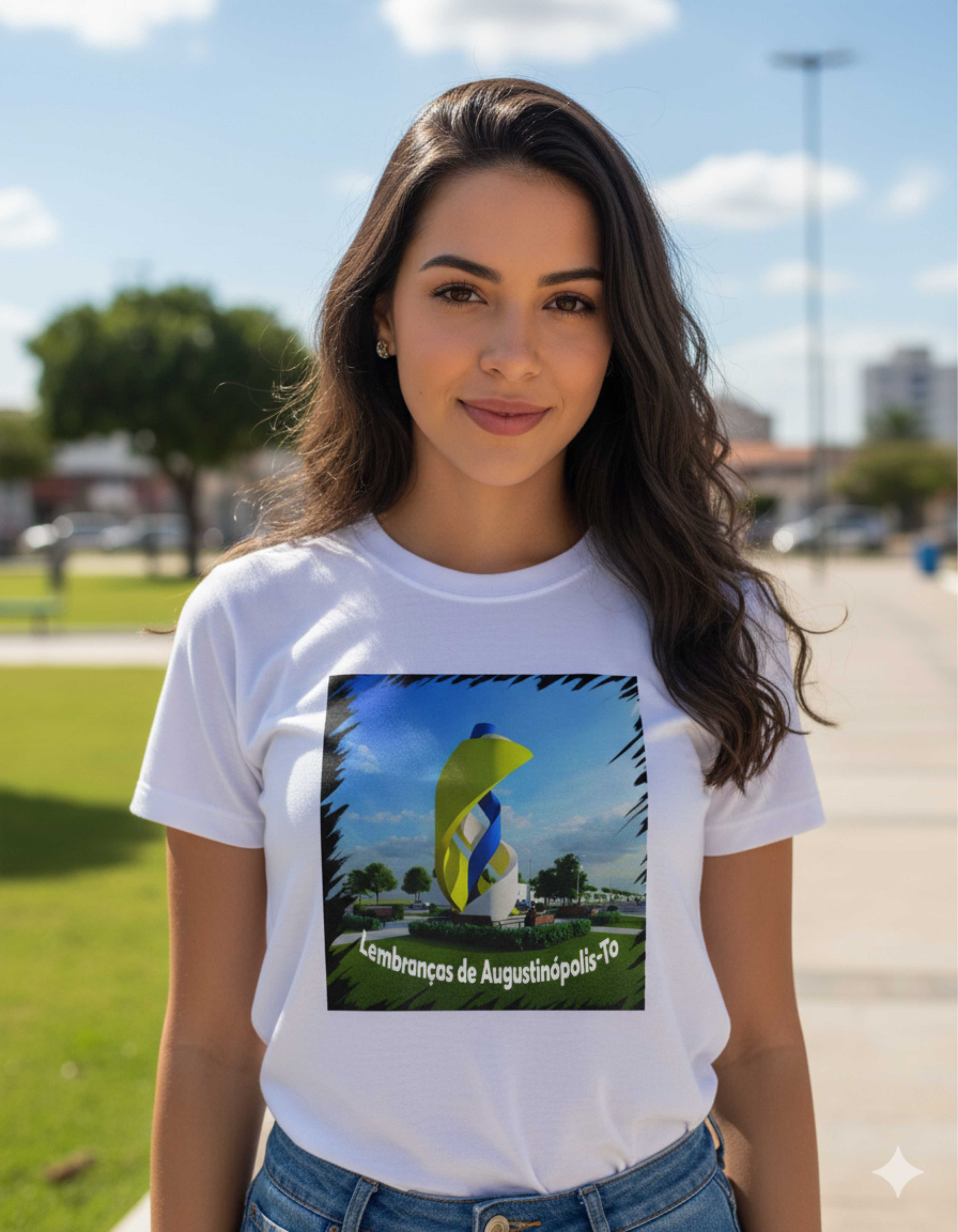 Ref 77 Camiseta Lembrança de Augustinópolis Monumento