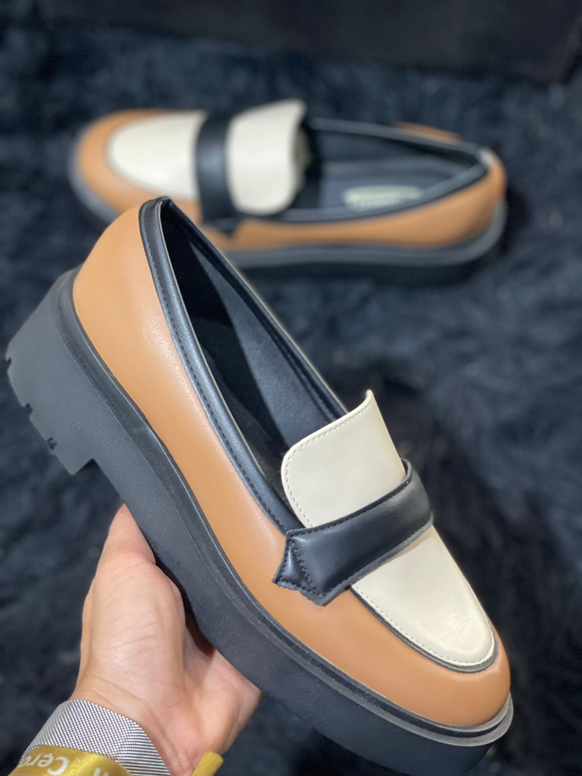 Mocassim Sapato Feminino Tratorado Caramelo