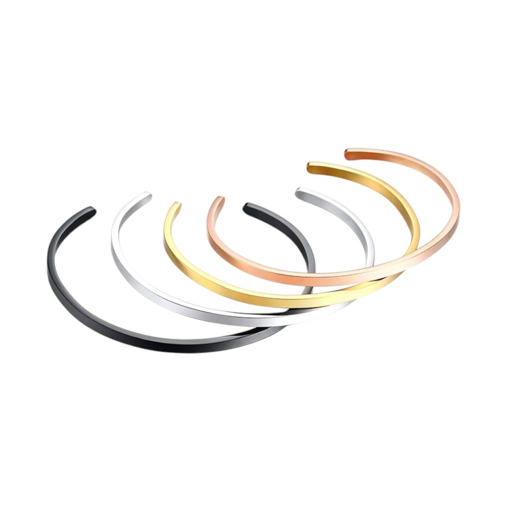 Bracelete Personalizado em Aço Inox