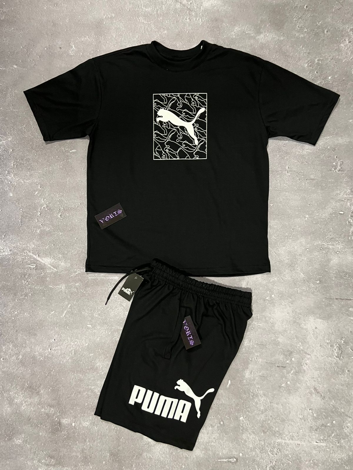 CONJUNTO PUMA OVERSIZED - Preto