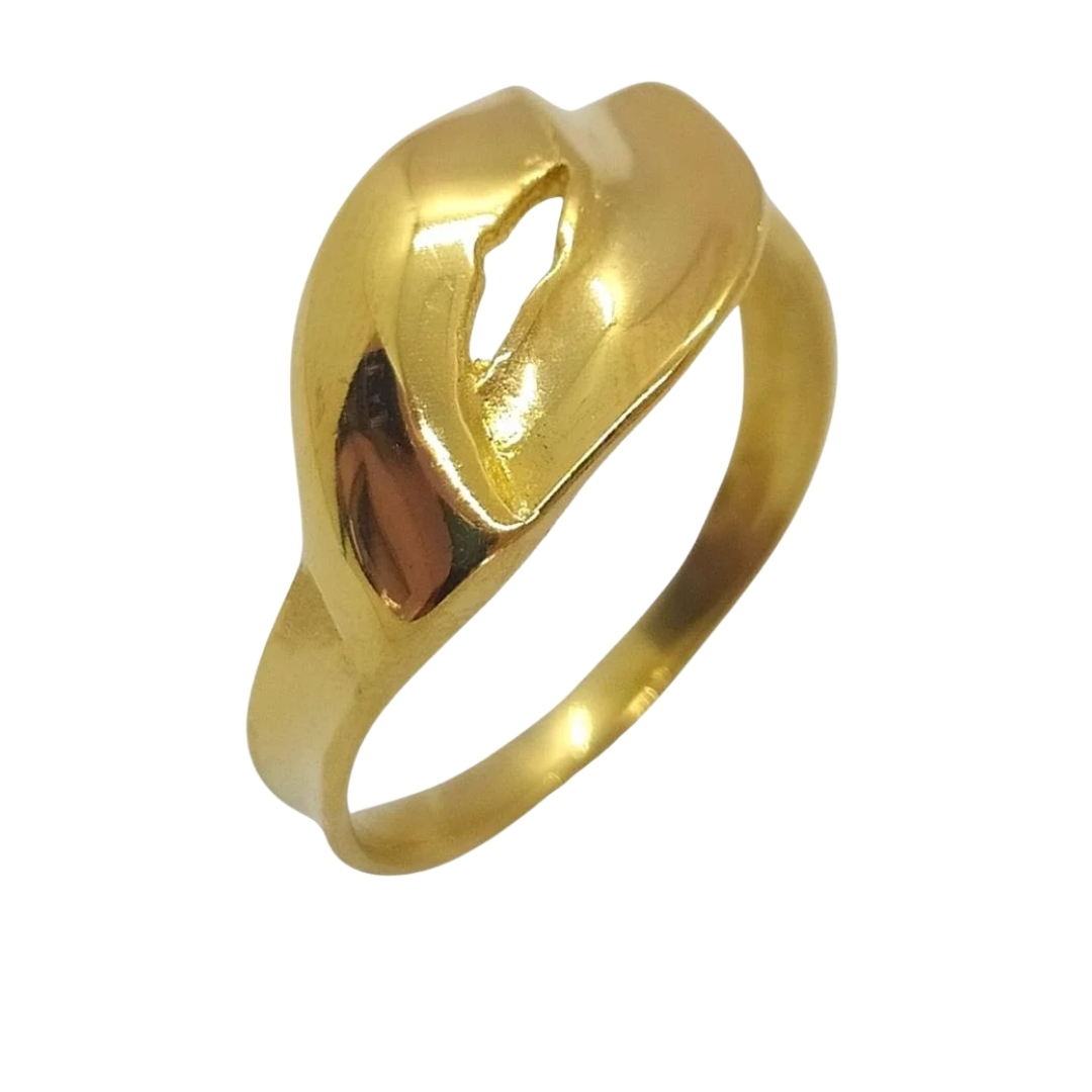 ANEL DE MOEDA ABAULADO E CONCAVO