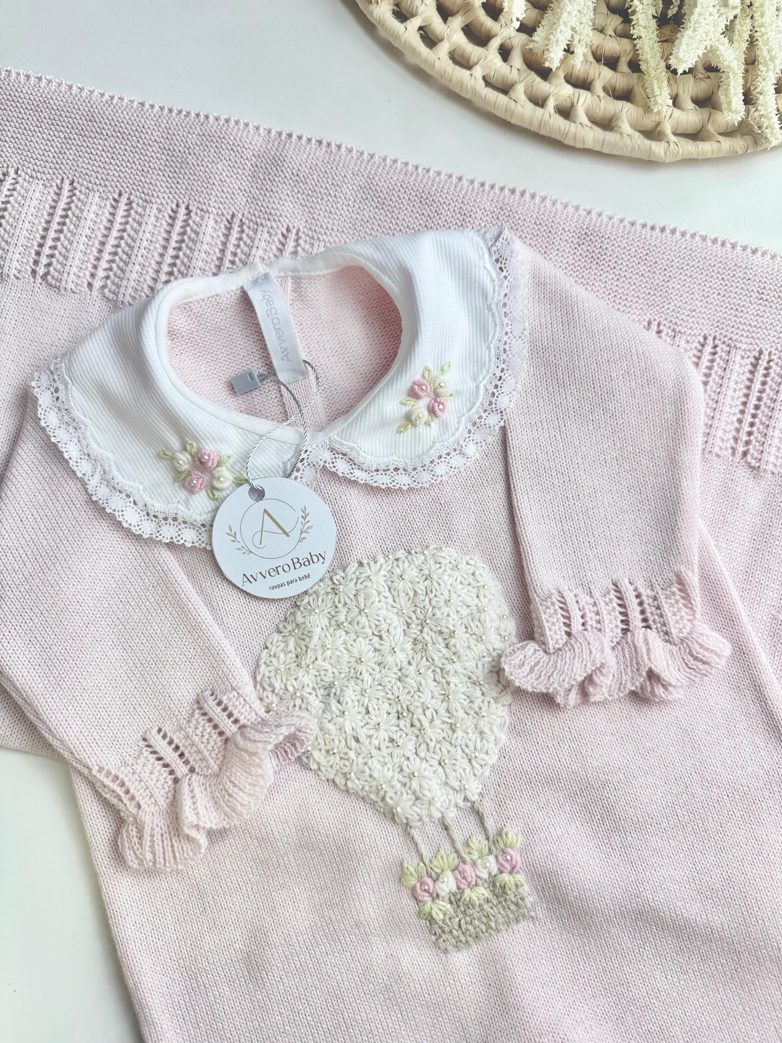 Macacão Balão Rosa