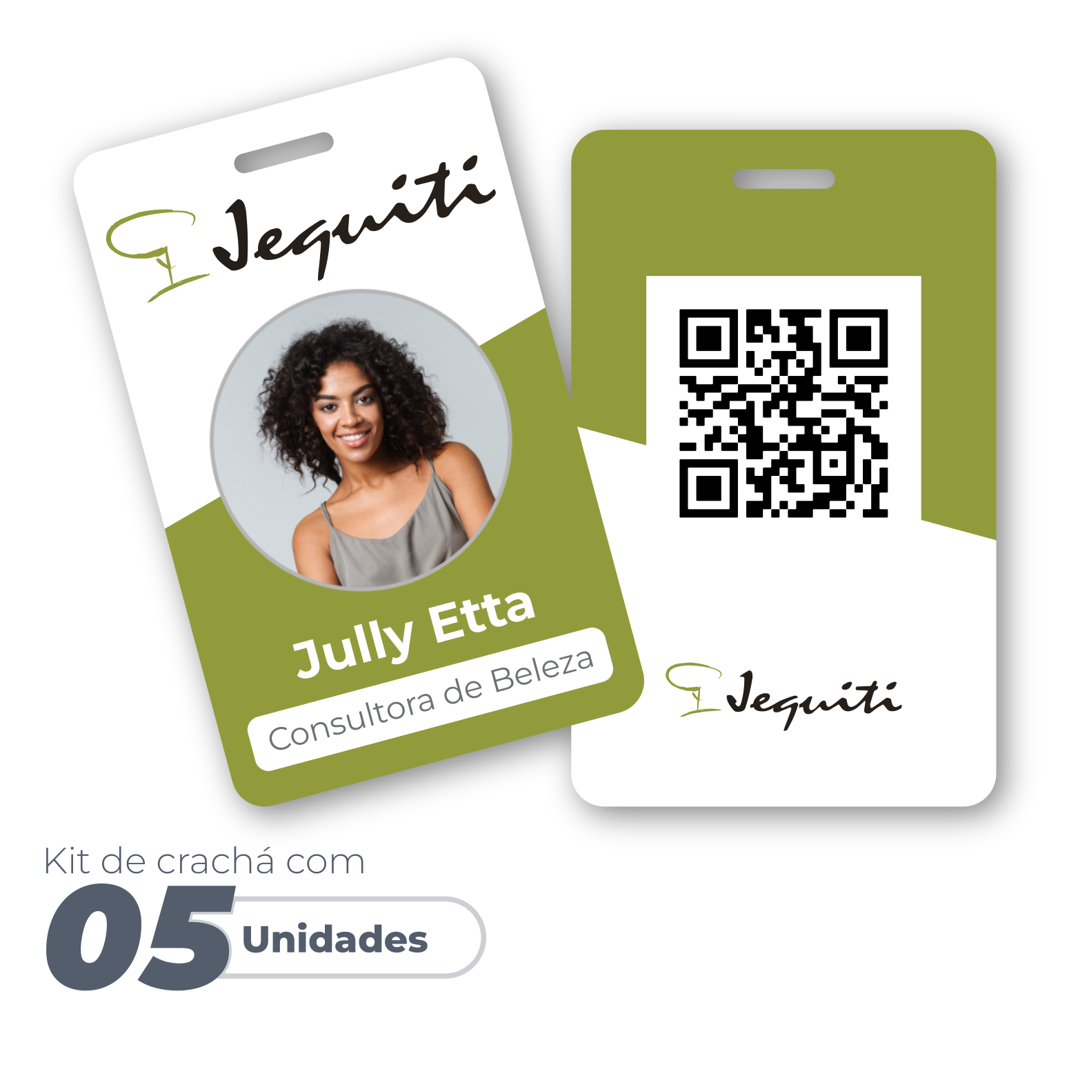 Kit Crachá Completo (5 Unidades)