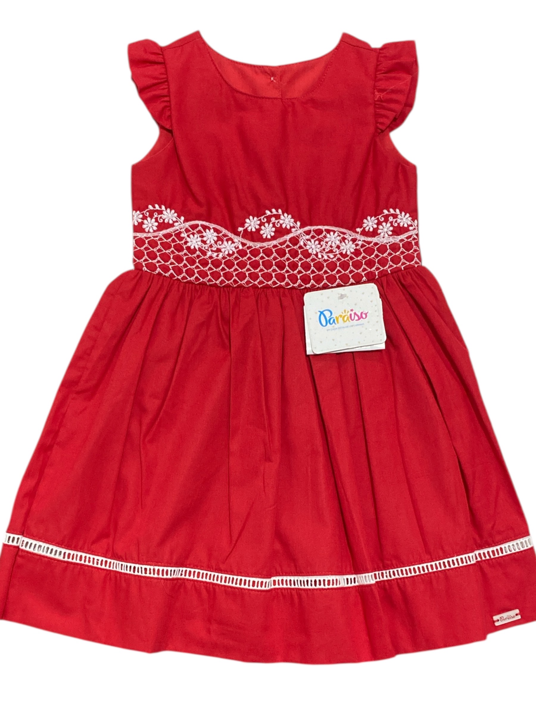 VESTIDO 14108 VERMELHO PARAISO