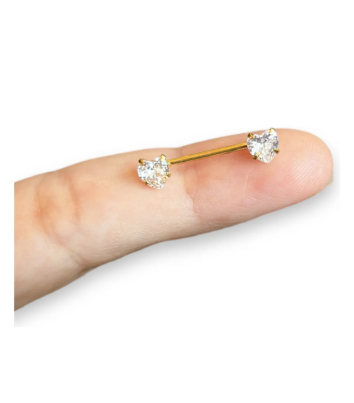 Piercing de  Titânio Mamilo Coração