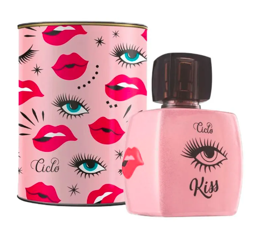 Kiss Ciclo Cosméticos Deo Colônia Lata Perfume Feminino 100ml