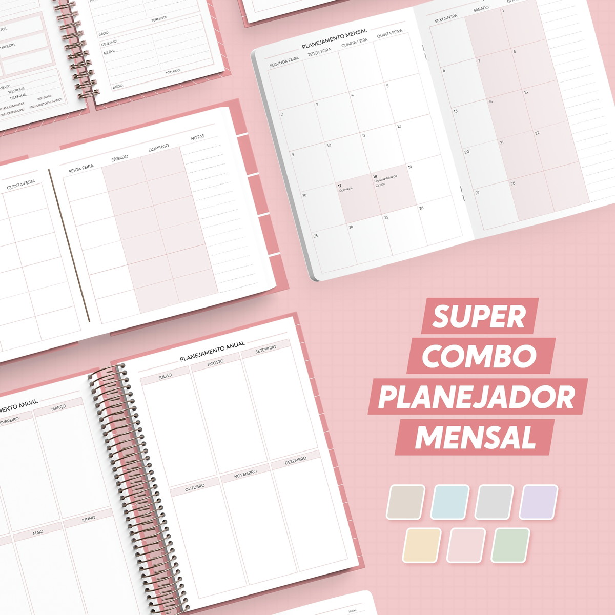 Super Combo - Planejador Mensal 2026