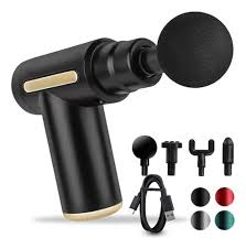 Pistola de massagem portátil para massageador muscular elétrico profissional fangstore