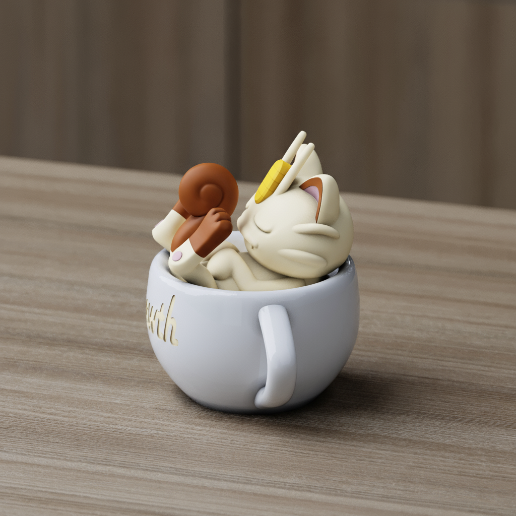 Meowth Relax Cup