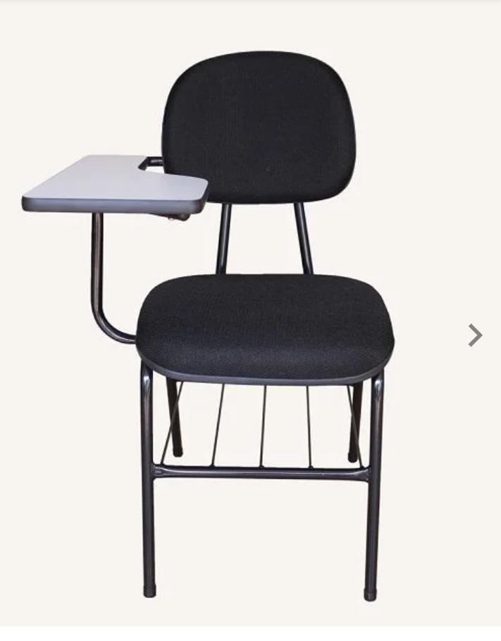 CADEIRA UNIVERSITARIA COM PRANCHETA E PORTA LIVROS