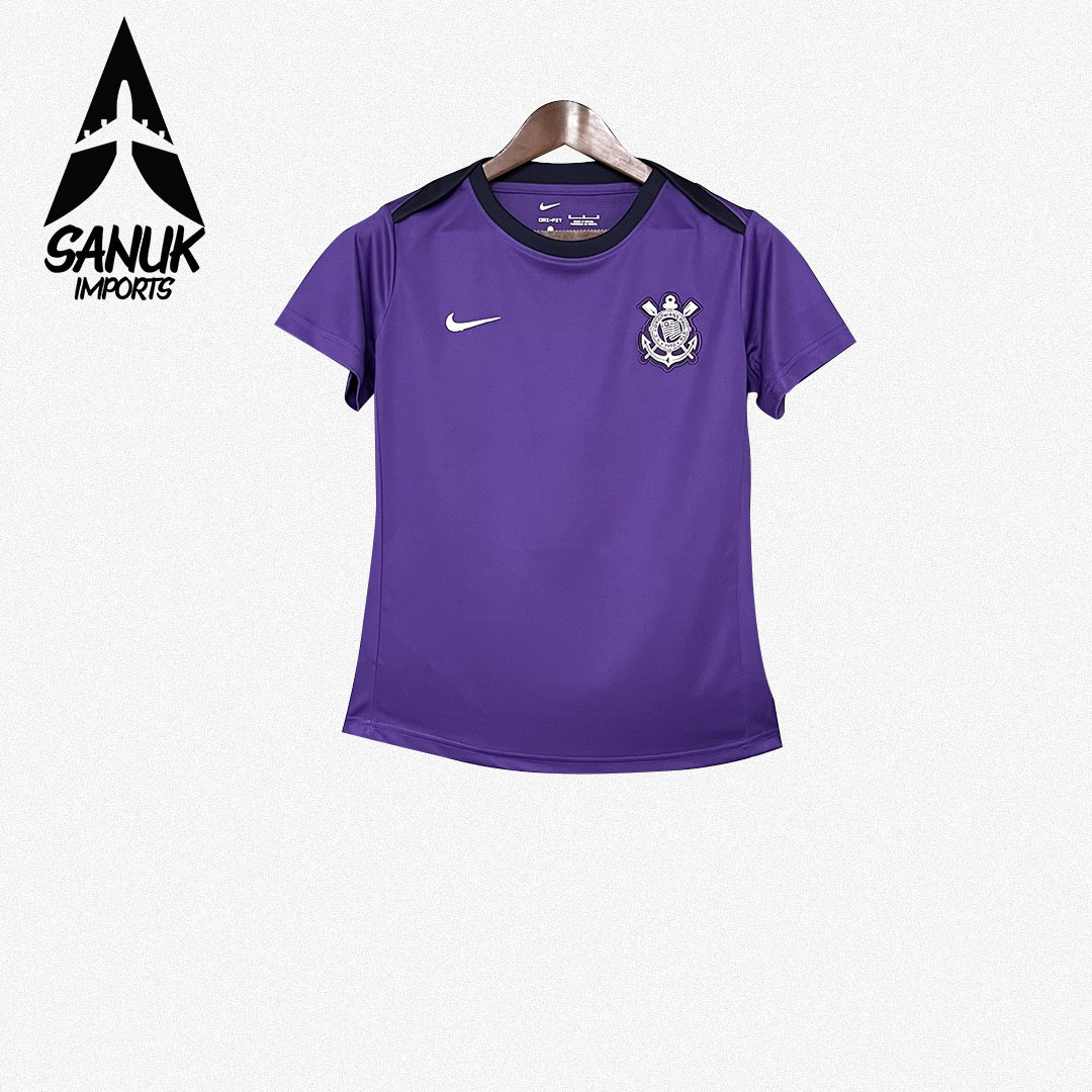 Camisa Corinthians Treino 2025 Feminina Nike | Oficial e Importada   Sanuk Imports