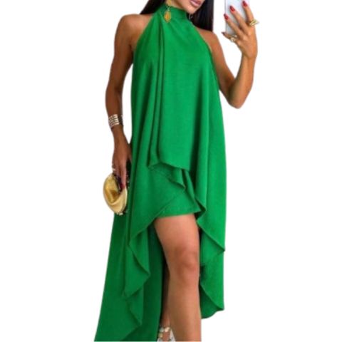 Vestido Curto Na Frente Longo Atras