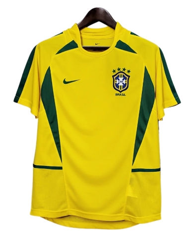 Camisa Retrô 2002 Seleção Brasileira I Nike Masculina - Amarela
