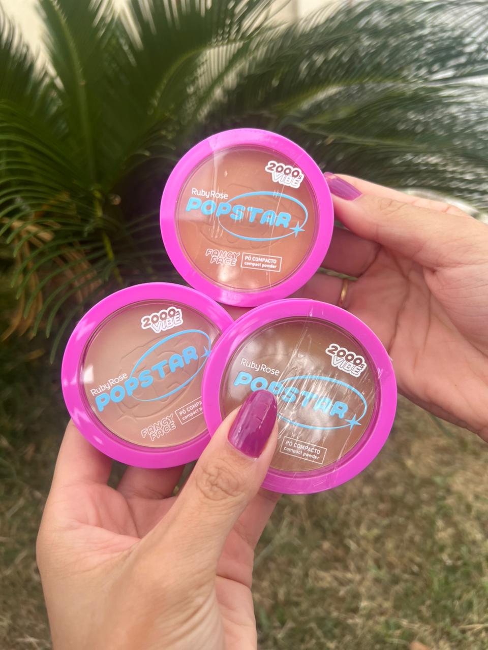 Pó Compacto Ruby Rose Fancy Face Linha PopStar