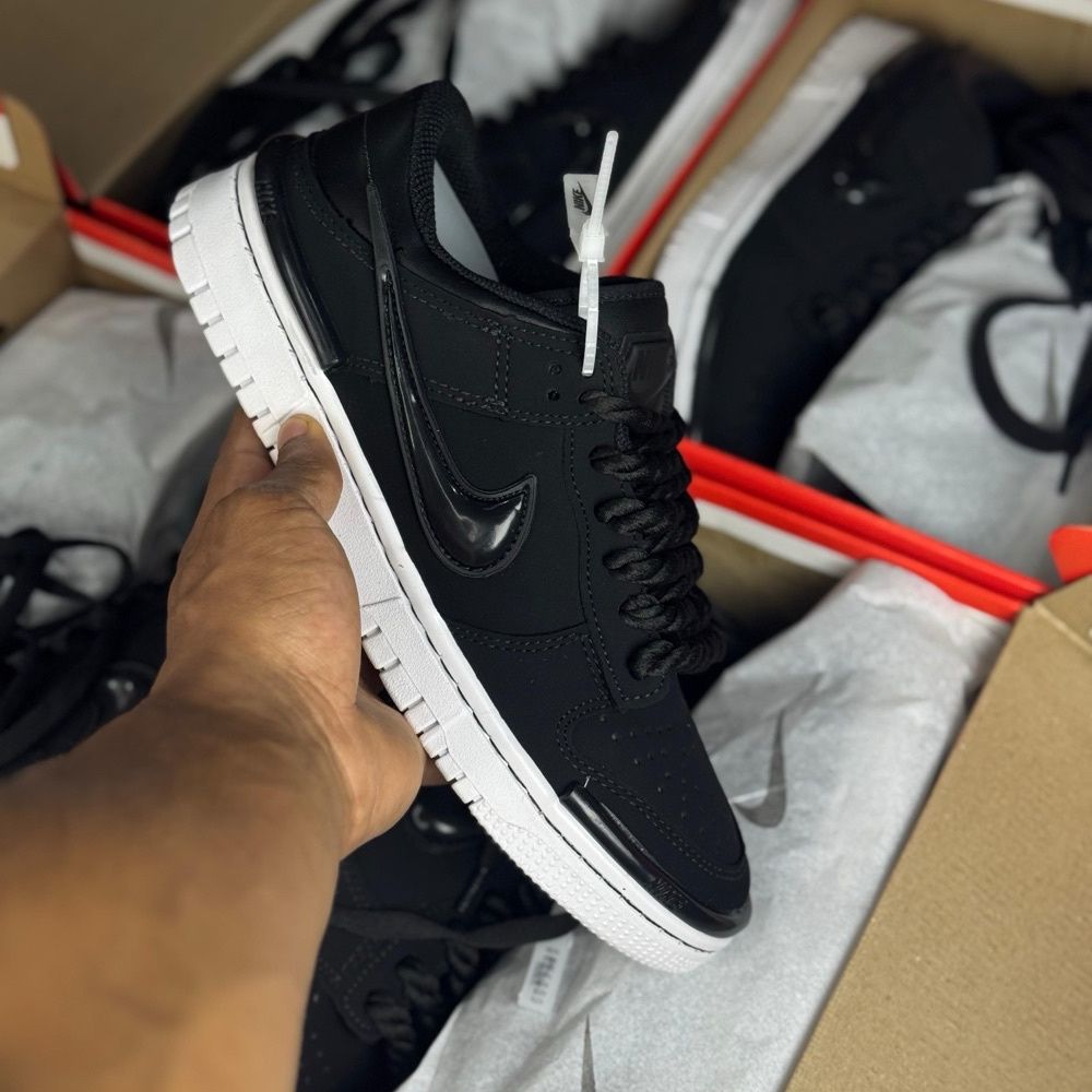 DUNK TWIST - PRETO NOBUCK