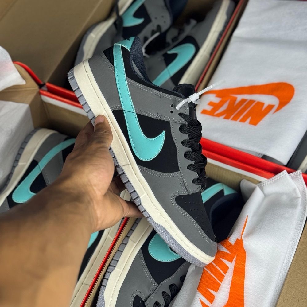 NK DUNK - PRETO/CINZA/VERDE