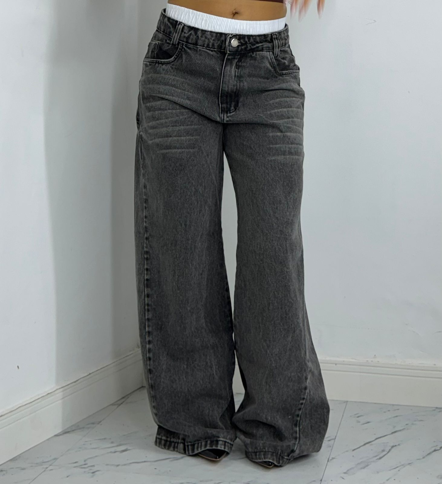 CALÇA JEANS JOY PRETO