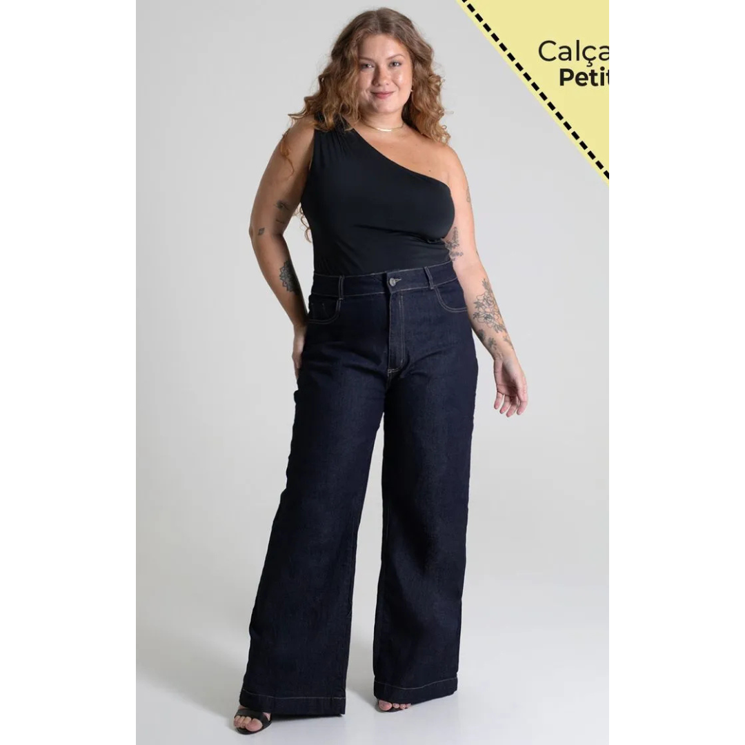 Calça Jeans Sawary Plus Size Petit