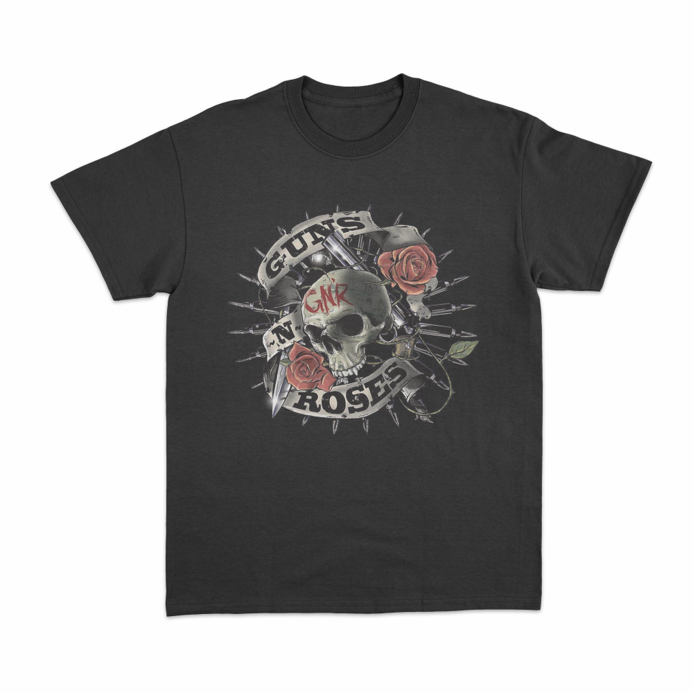 Camiseta Guns N' Roses - Balas & Rosas