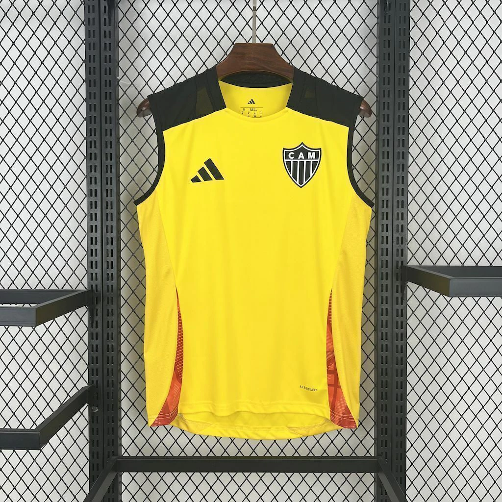 Camiseta Regata Atlético-MG Treino Amarela 2025