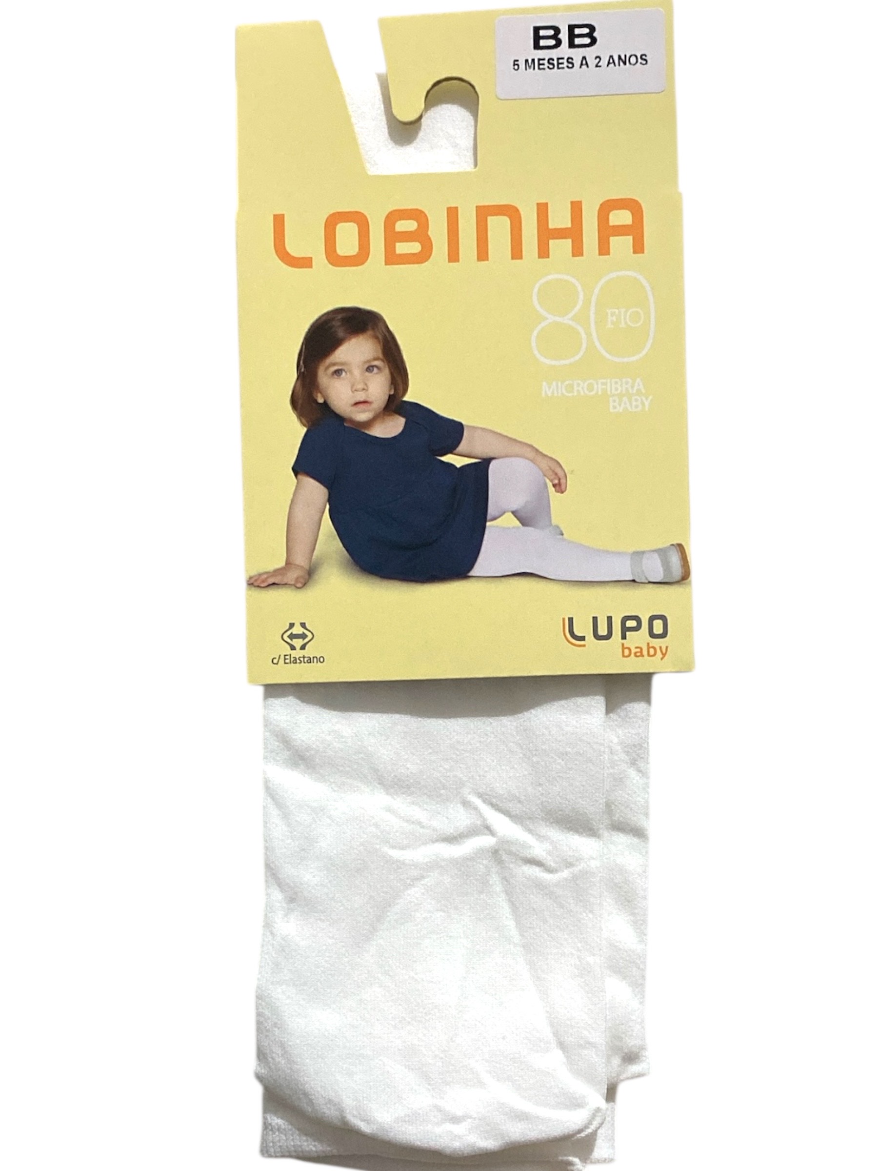 MEIA-CALCA LOBINHA KF MICR. BEBÊ FIO 80 LUPO