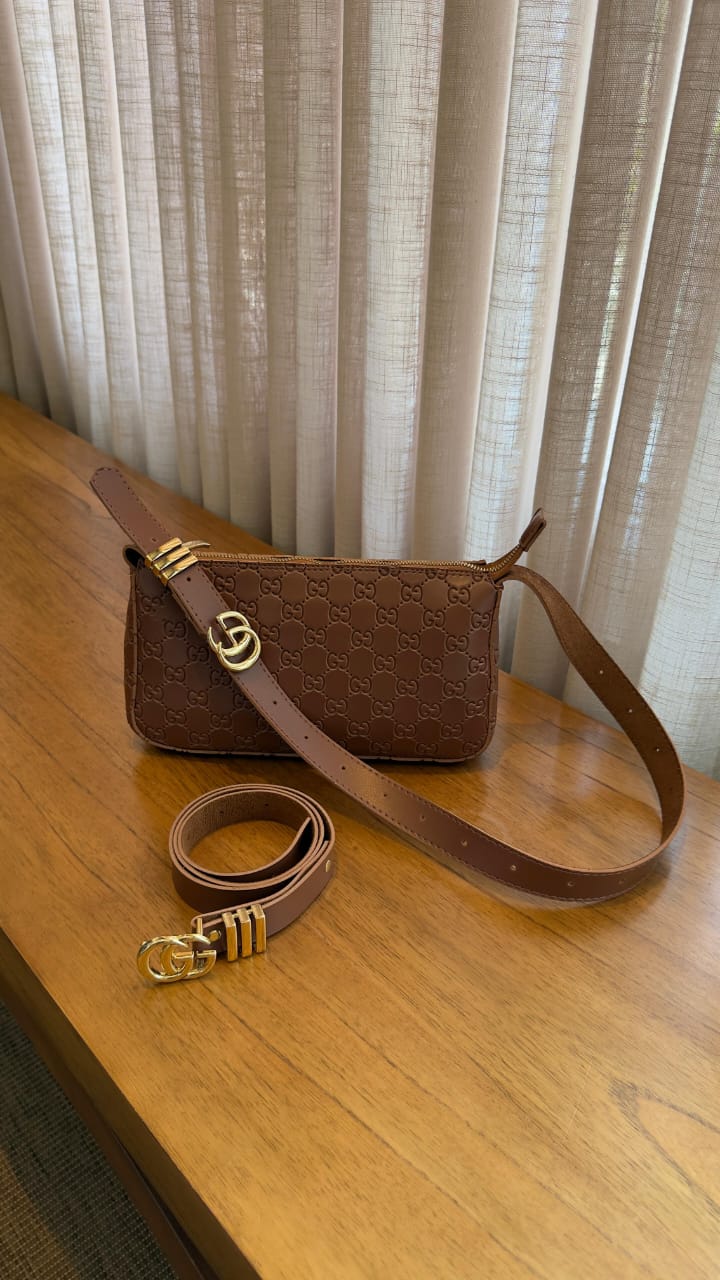 Kit Bolsa Gucci Premium + Cinto