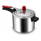 Panela Pressão 3 Litros De Alumínio Polido Ideal Dia A Dia Cor Prateado