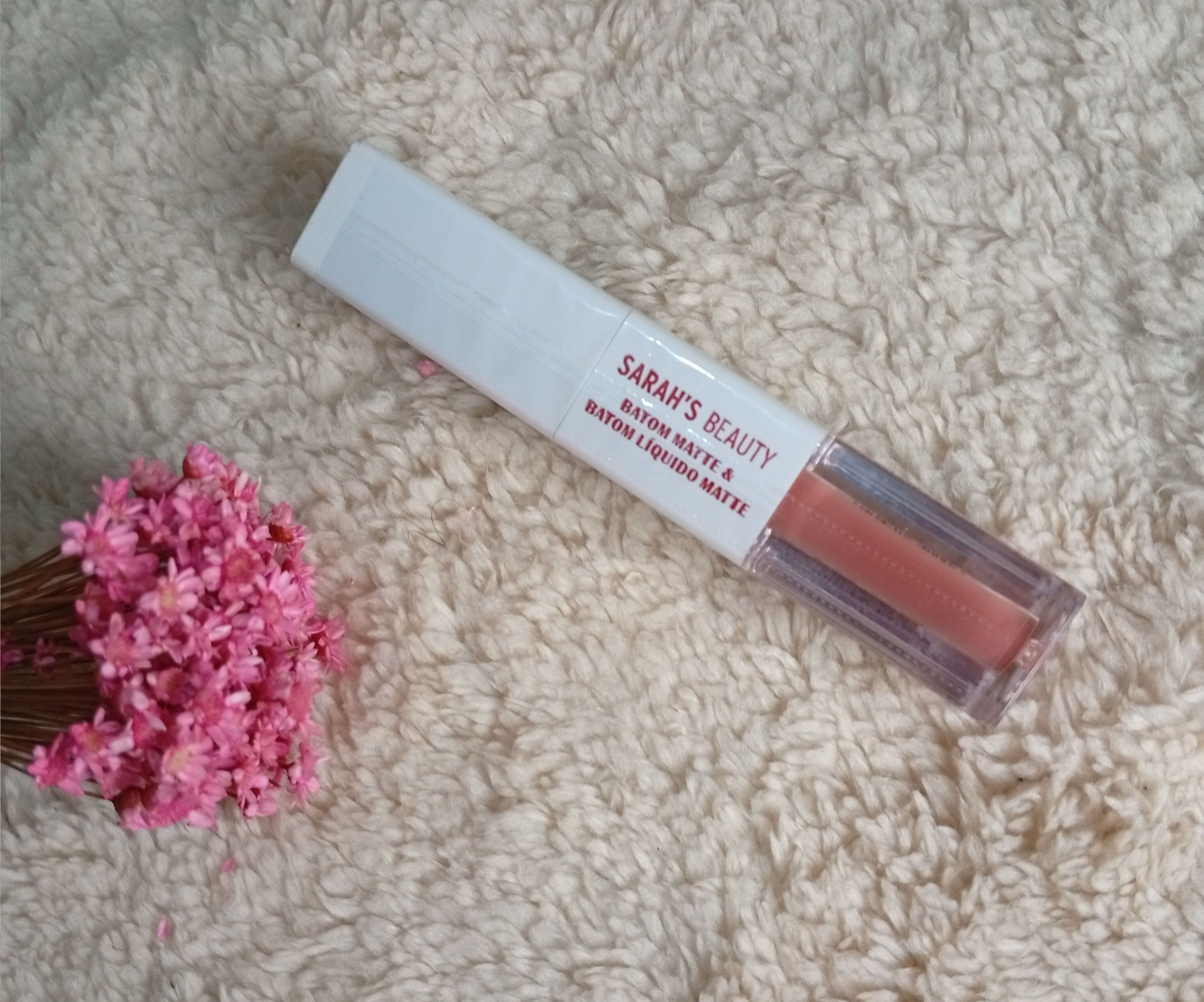 BATOM MATTE & BATOM LÍQUIDO MATTE 2 EM 1 SARAH`S