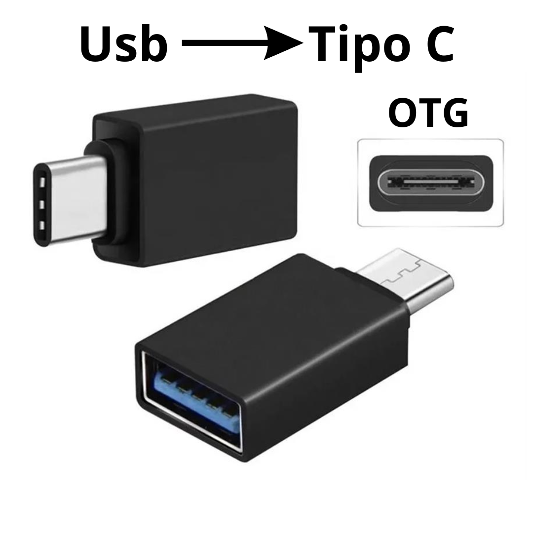 Adaptador OTG USB para Tipo C
