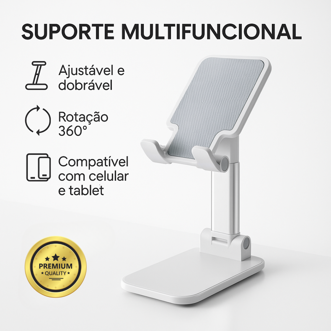 Suporte De Mesa para Celular e Tablet Ajustável