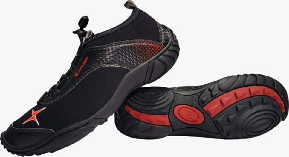 Tenis Hibrido De  Neoprene Aquatic Preto Xfloat