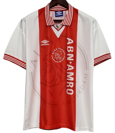 Camisa Ajax I 1995/1996 - Masculina Umbro - Branca e vermelha