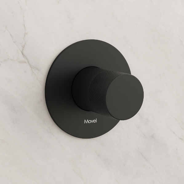 Acabamento de Registro Monocomando Round Line Movel - Base Deca