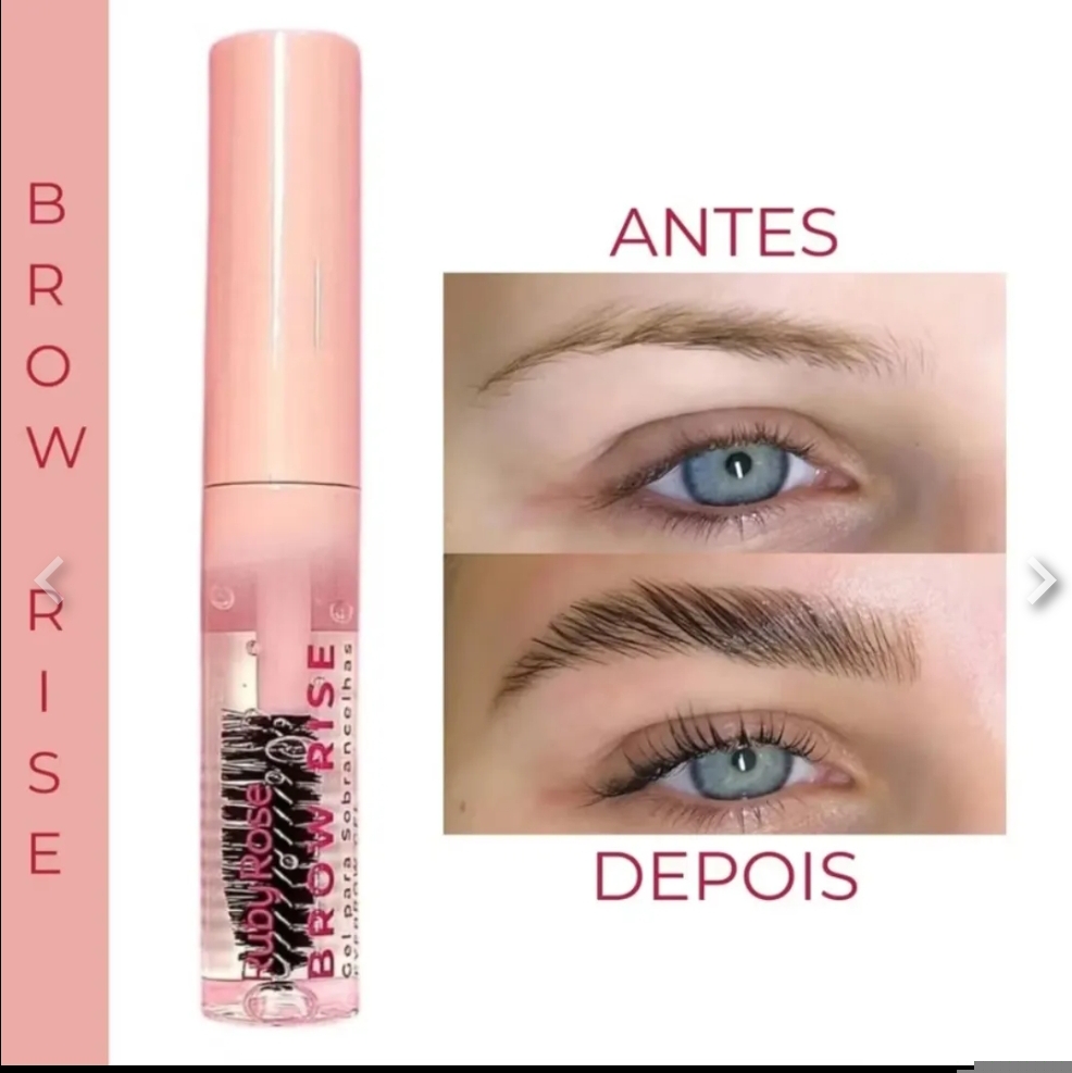 Gel Modelador de Sobrancelhas Brow Rose Ruby Rose