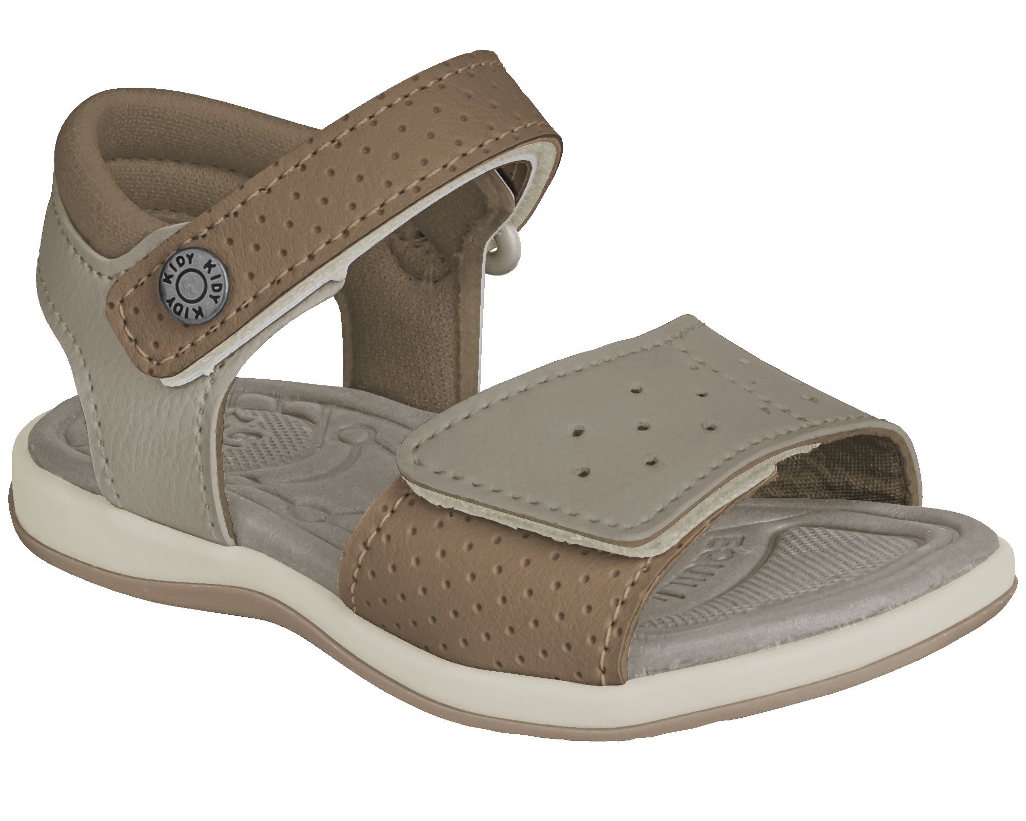 SANDALIA BABY EQUILIBRIO TAUPE/CARAMELO KIDY