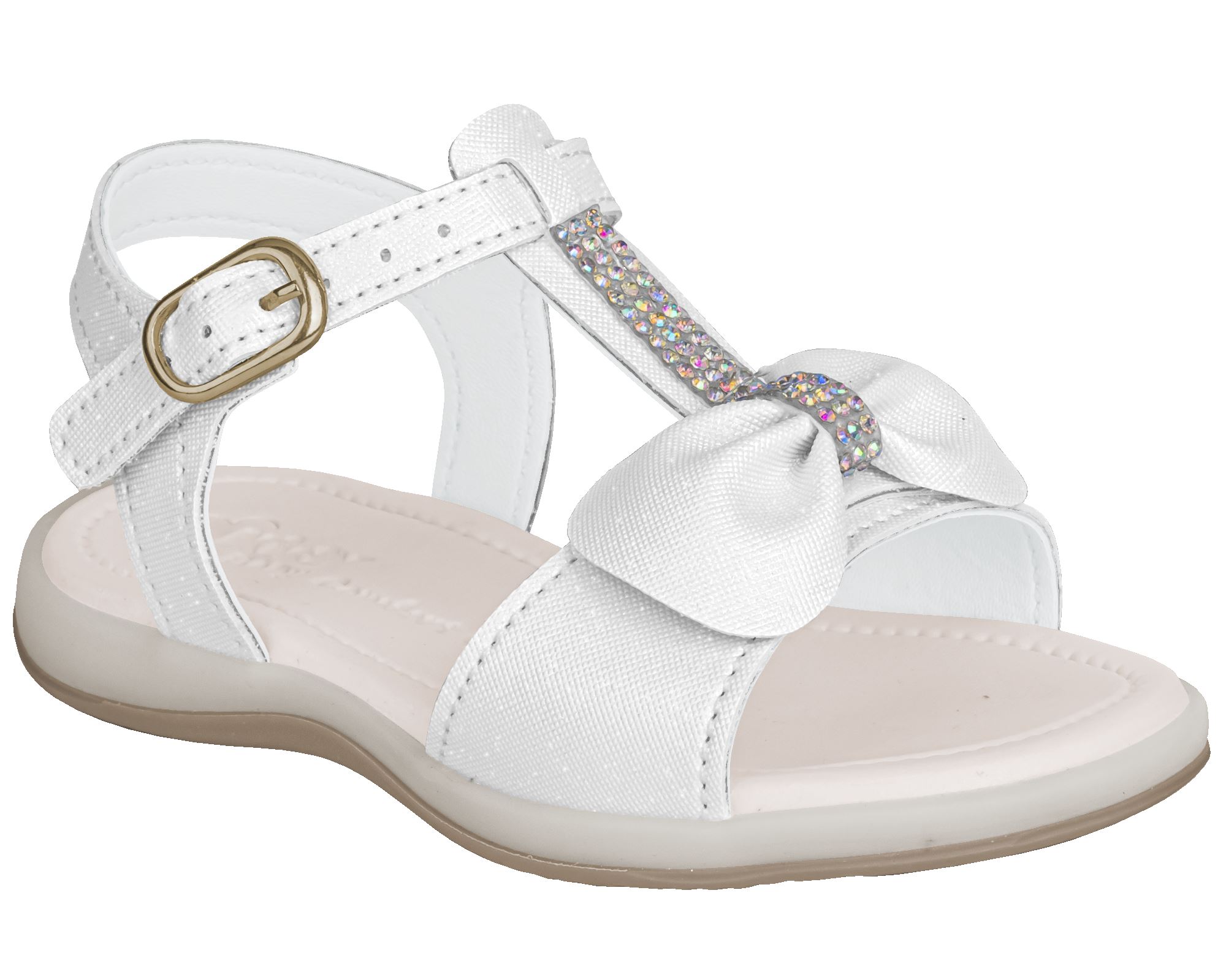 SANDALIA BABY EQUILIBRIO BRANCO KIDY