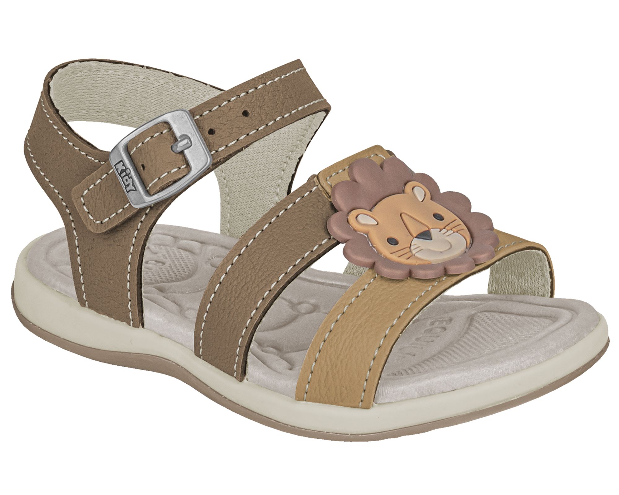 SANDALIA BABY EQUILIBRIO CARAMELO/MOSTARDA KIDY