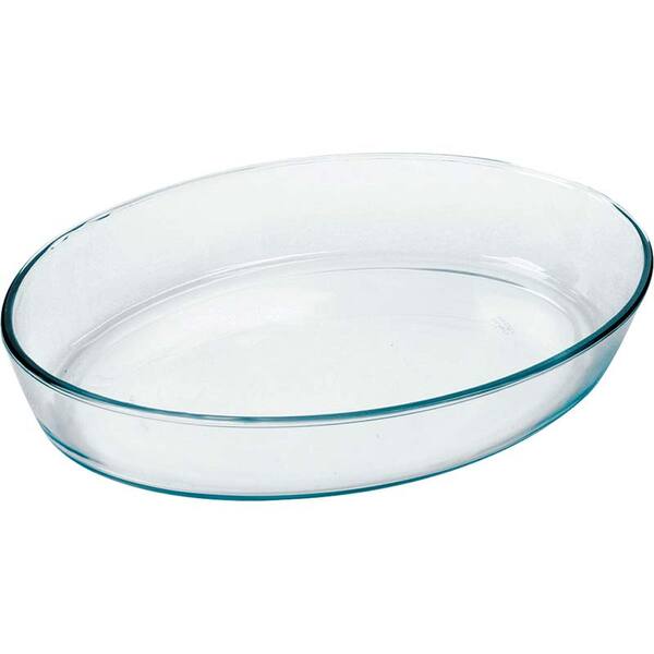 Assadeira Oval 4l -Lasanheira  Marinex - Transparente