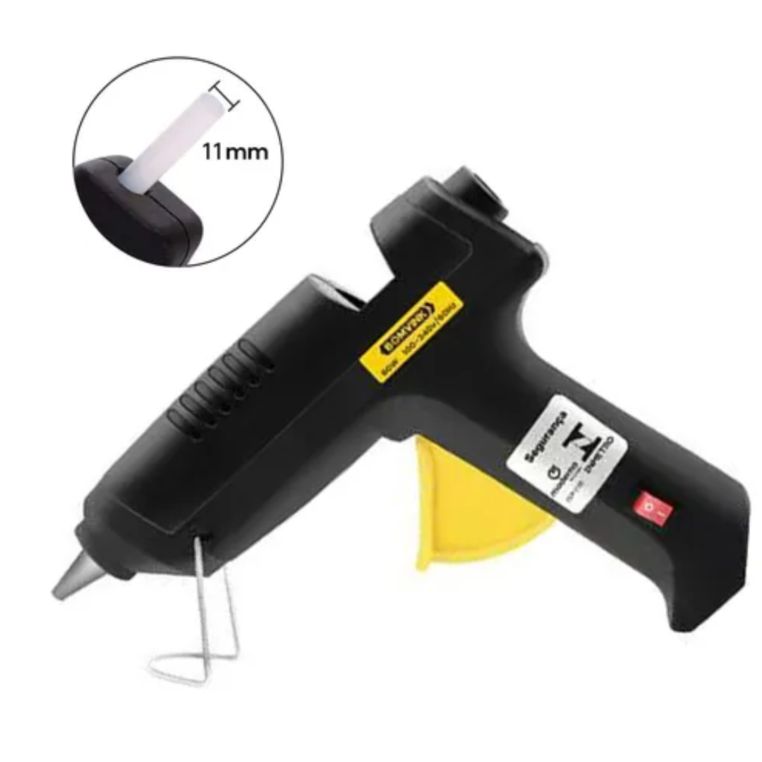 Pistola de Cola Quente Bivolt para Artesanato e Reparos