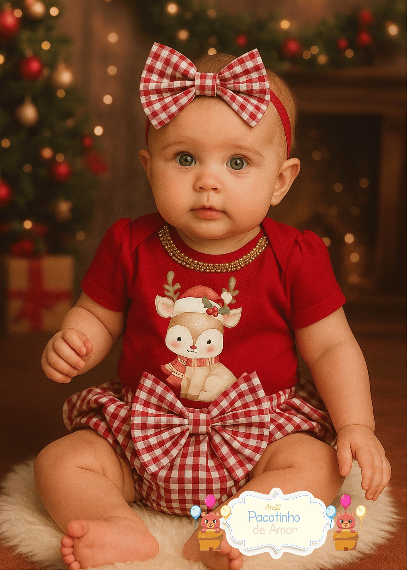 Conjunto Natal Encantado Menina