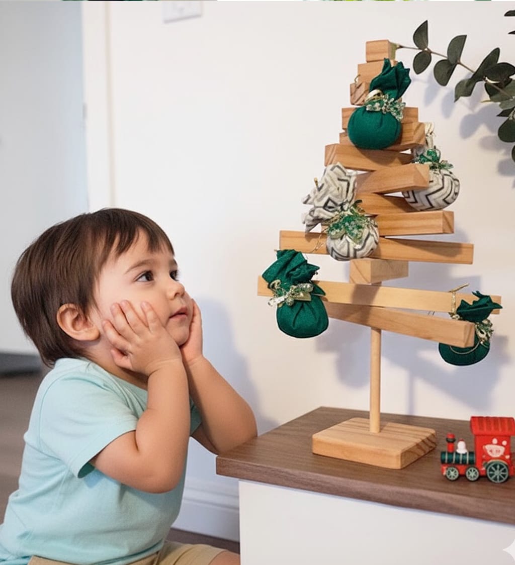 Arvore de Natal de ripas.