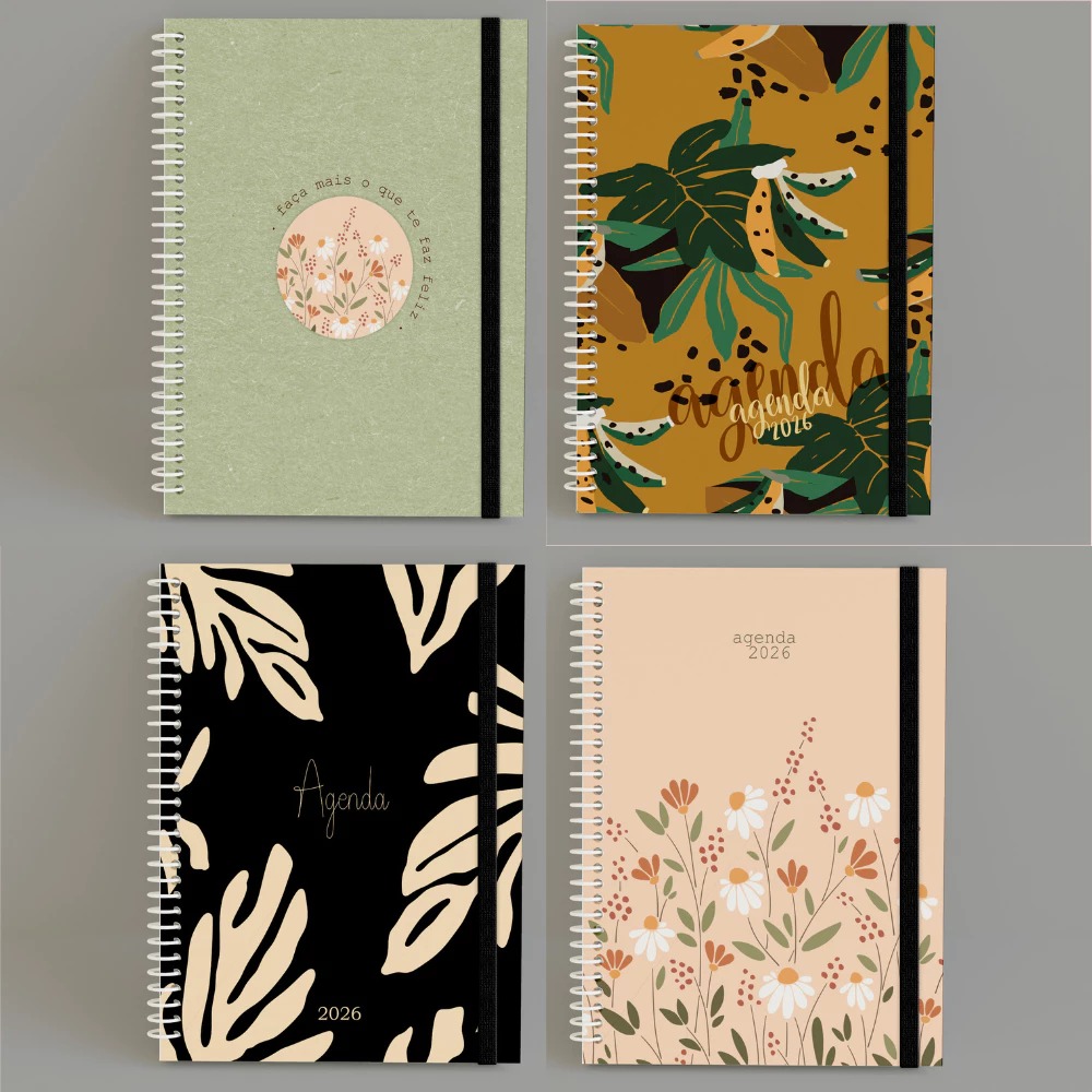 Agenda Datada Jardim 2026 - Erudittas