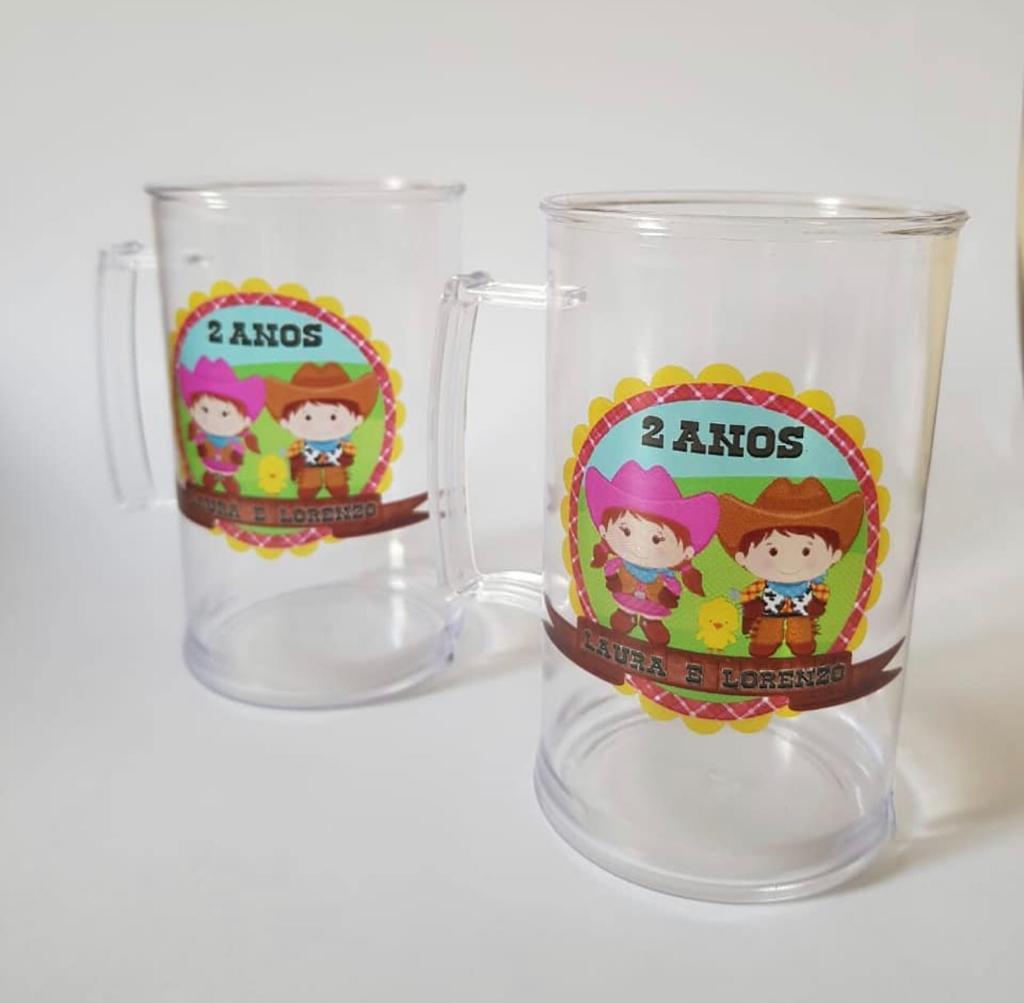 Caneca Acrílico 450ml Personalizada