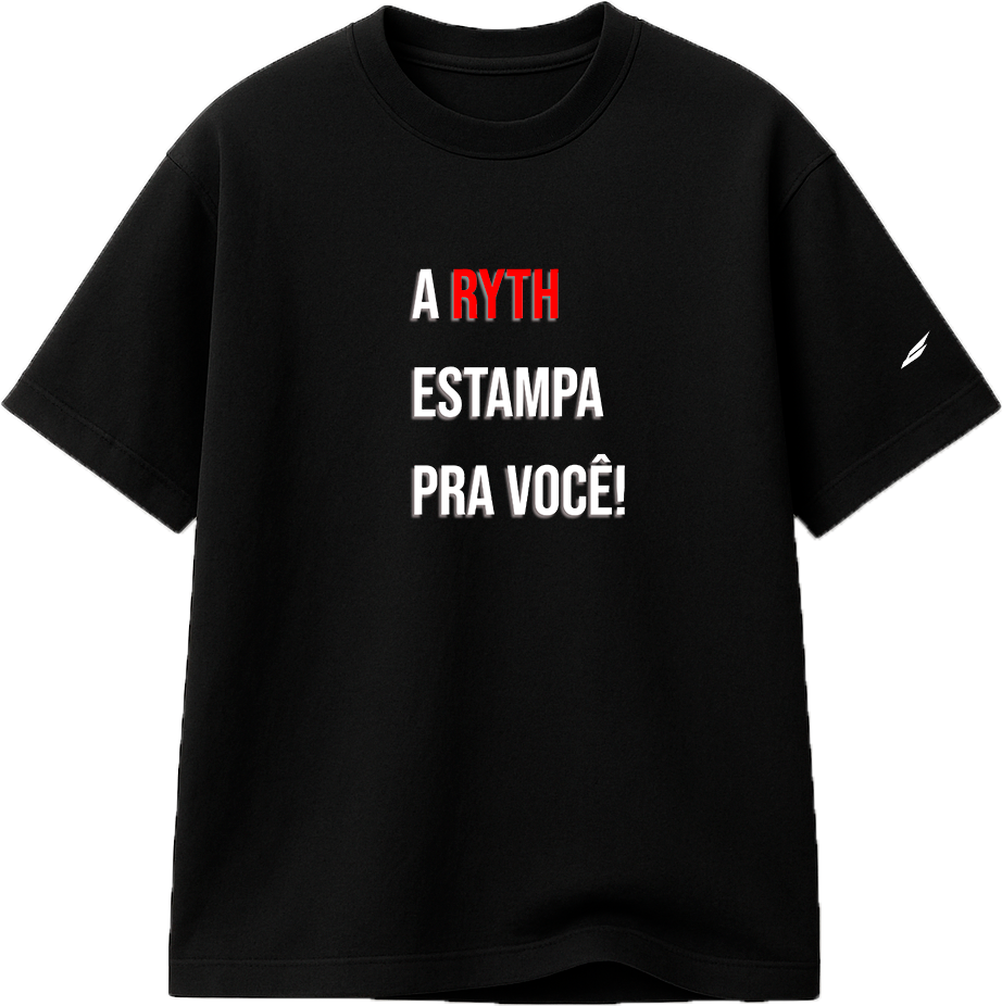 Oversized Personalizada Preta