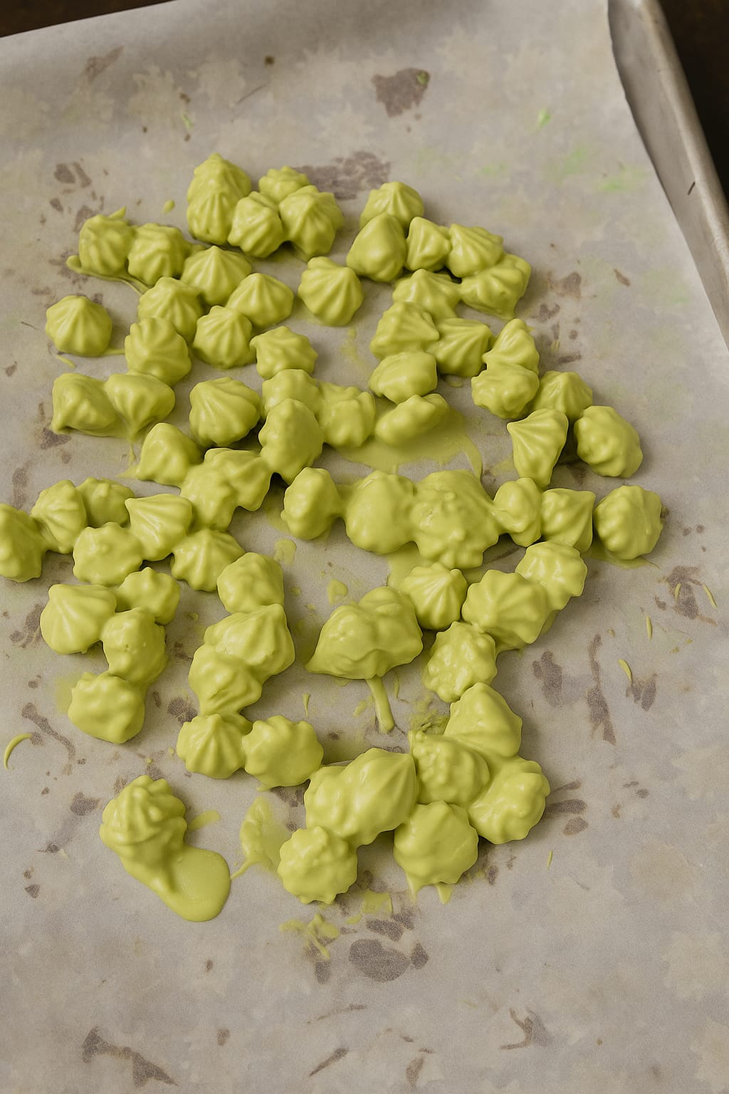 Suspiro Banhado no Chocolate de Pistache