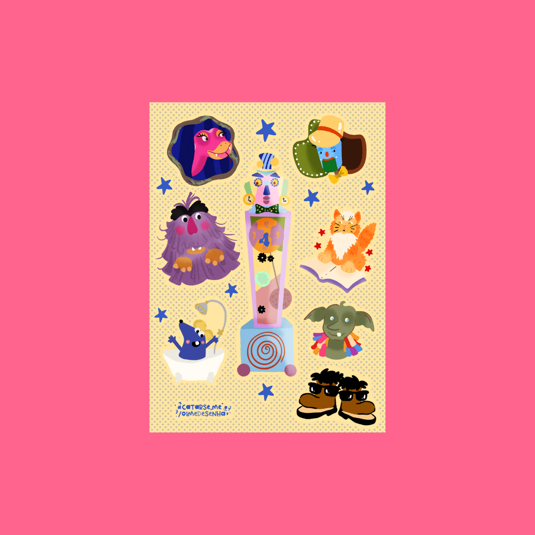 cartelas de adesivo vinil