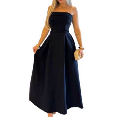 Vestido Longo Tomara que Caia Abertura nas Costas