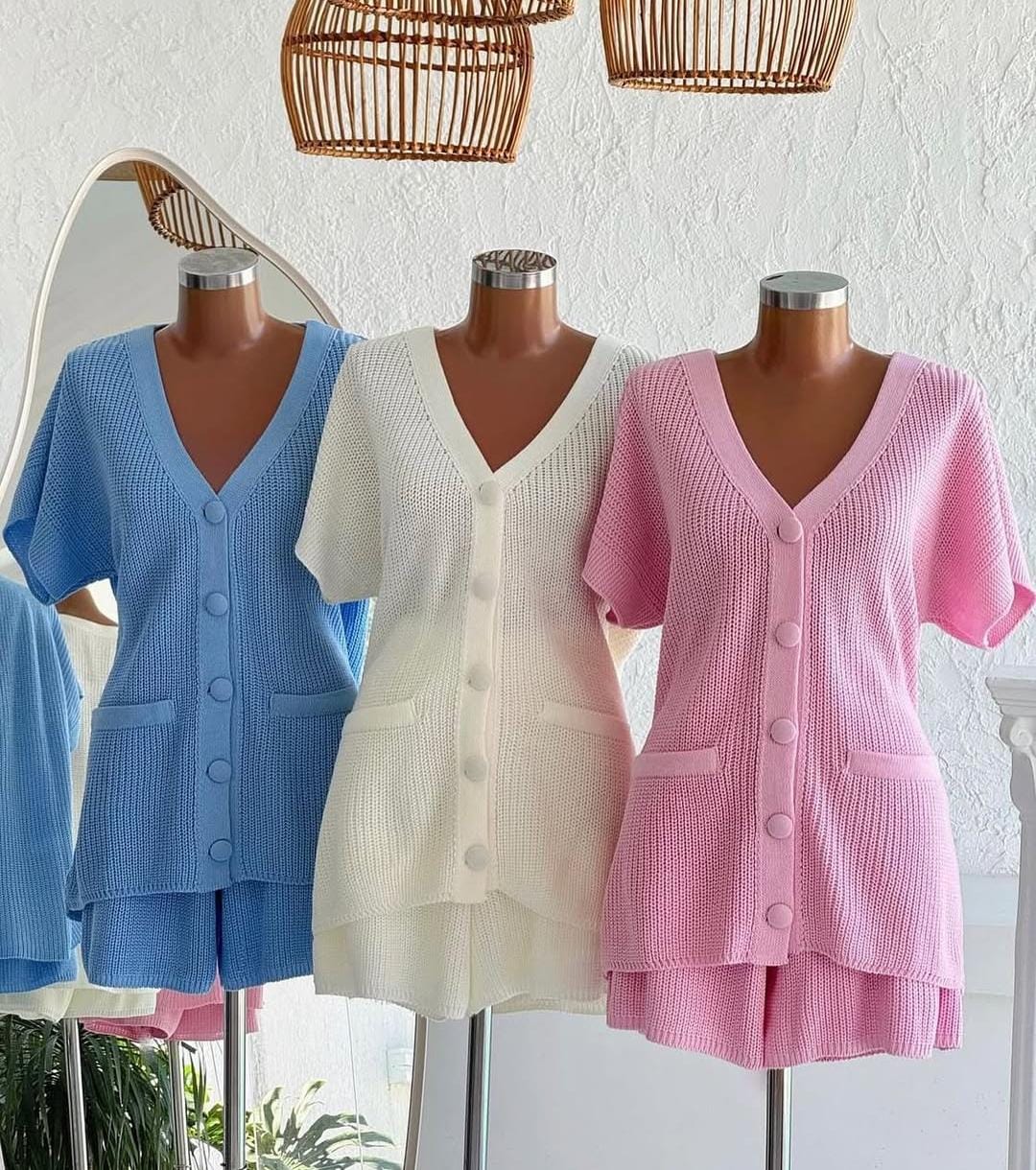 Conjunto Tricô Candy Color JJJLOJA